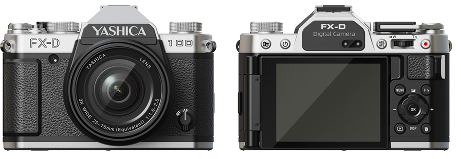 YASHICA FX-D: Una cámara digital con simulación de carrete 